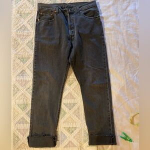 Levi’s 501 washed black 33x32 made in 03/98